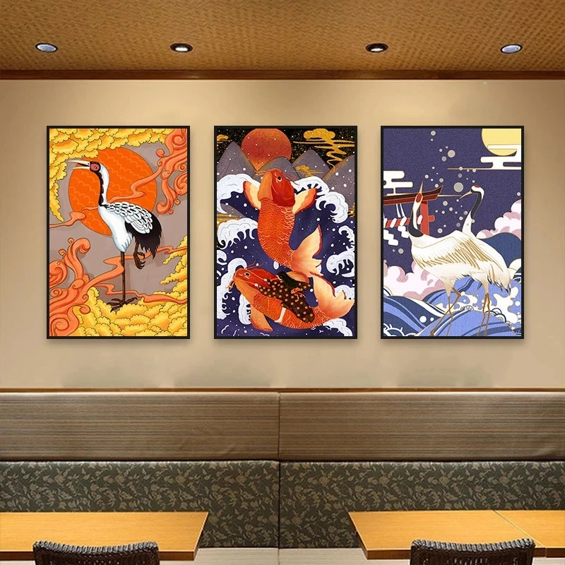 Японский домашний декор в стиле HD печати Ukiyoe Crane Koi суши Дамская Картина Настенная картина модульный Холст плакат прикроватный фон
Японский домашний декор в стиле HD печати Ukiyoe Crane Koi суши Дамская Картина Настенная картина модульный Холст плакат прикроватный фон