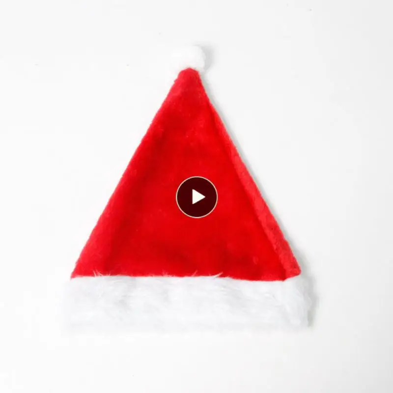 Christmas Hat Velvet Short Plush Christmas Costume Accessories Super Soft Christmas Hat Festival Dressing Supplies
Christmas Hat Velvet Short Plush Christmas Costume Accessories Super Soft Christmas Hat Festival Dressing Supplies