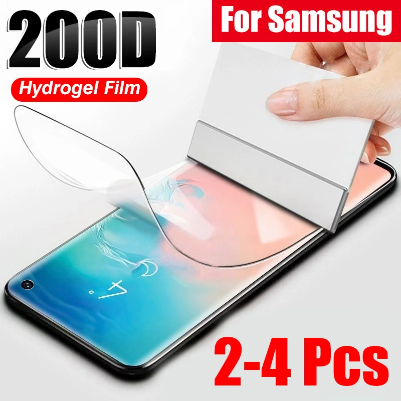 2-4Pcs Hydrogel Film For Samsung S22 S21 S20 S10 S9 S8 Plus Note 20 10 9 Ultra Protectors For Samsung A12 A32 A51 A52 A72 A71 5G 
2-4Pcs Hydrogel Film For Samsung S22 S21 S20 S10 S9 S8 Plus Note 20 10 9 Ultra Protectors For Samsung A12 A32 A51 A52 A72 A71 5G