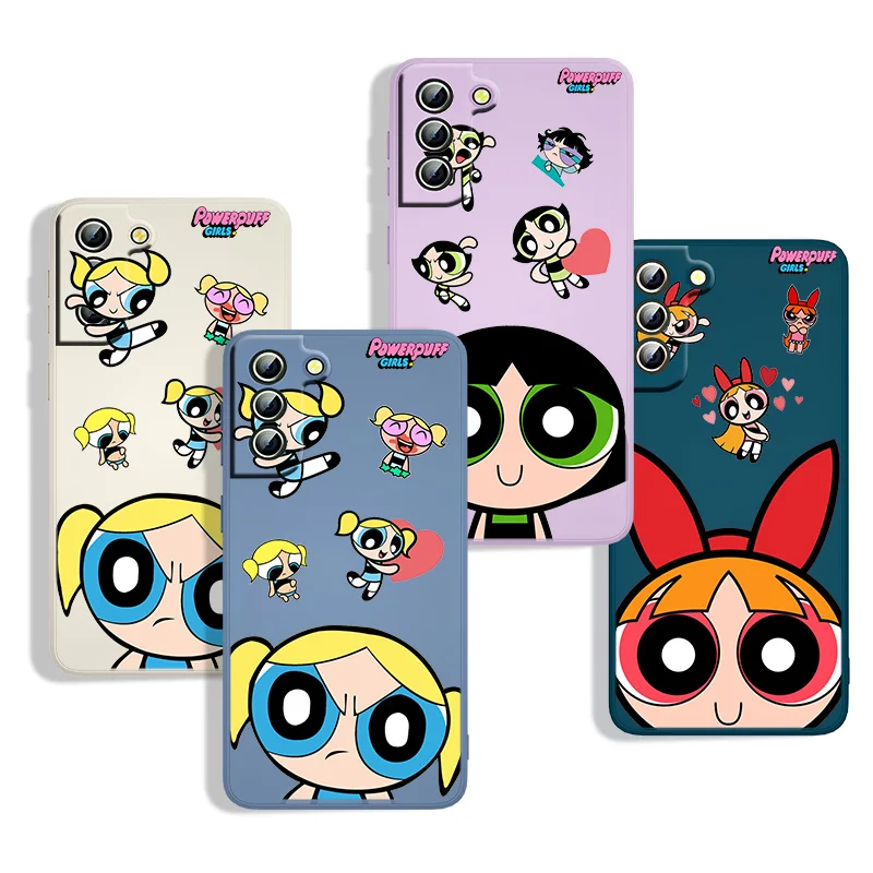 Cute Cartoon Powerpuff Girls For Samsung S22 S21 S20 FE S10 Note 20 10 Ultra Lite Plus Liquid Rope With Lanyard Phone Case Capa
Cute Cartoon Powerpuff Girls For Samsung S22 S21 S20 FE S10 Note 20 10 Ultra Lite Plus Liquid Rope With Lanyard Phone Case Capa