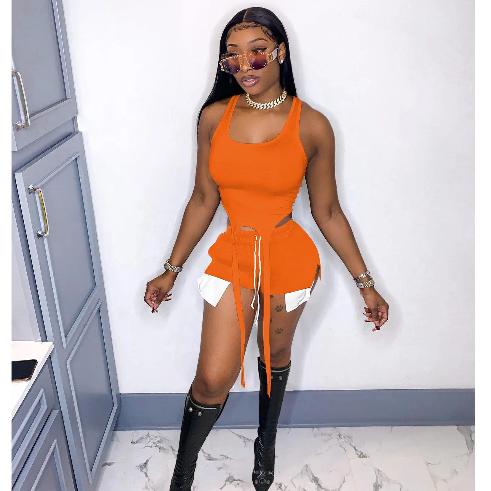 LEOSD Summer Clothing for Women Elegant Suits 2 Pieces Sets Women Outfit Solid Two Piece Set Sexy Club Shorts Set Streetwear
LEOSD Summer Clothing for Women Elegant Suits 2 Pieces Sets Women Outfit Solid Two Piece Set Sexy Club Shorts Set Streetwear