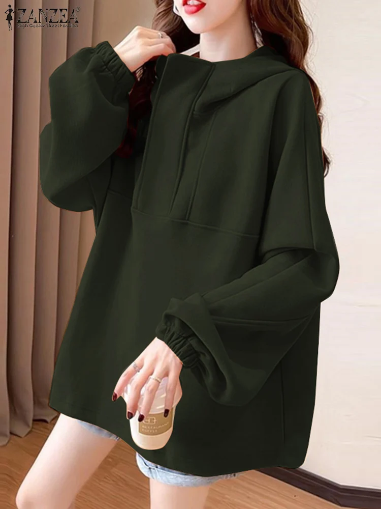 Women Casual Long Sleeve Sweatshirt ZANZEA Vintage Hooded Loose Hoodies 2022 Spring Solid Holiday Party Blouse Oversize Chemise
Women Casual Long Sleeve Sweatshirt ZANZEA Vintage Hooded Loose Hoodies 2022 Spring Solid Holiday Party Blouse Oversize Chemise