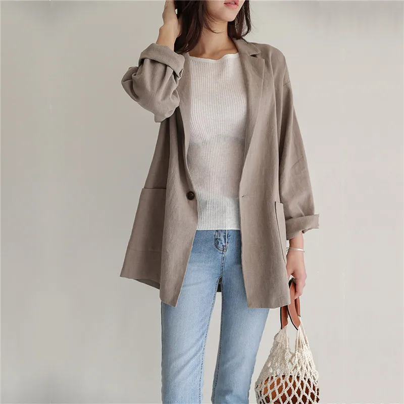 Shirt Womens Tops Summer 2022 Brief Vintage Casual Cotton Linen Solid Single Button Thin Khaki Apricot Women Shirts Dropshipping
Shirt Womens Tops Summer 2022 Brief Vintage Casual Cotton Linen Solid Single Button Thin Khaki Apricot Women Shirts Dropshipping