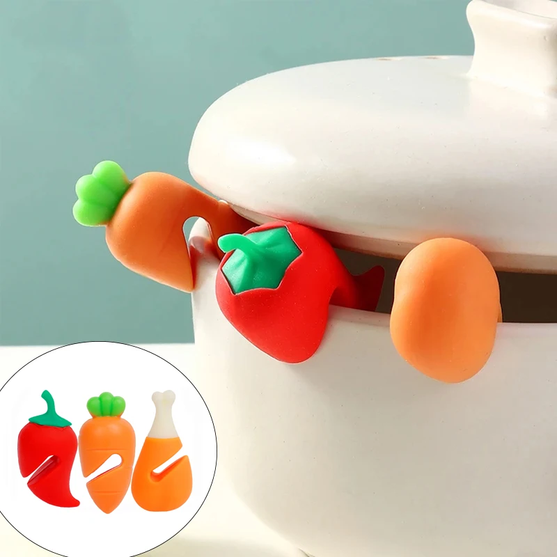 3/1Pcs Silicone Pot Lid Holder Carrot Shape Heat-resistant Anti-Overflow Stoppers Anti-spill Rack Creative Kitchen Gadgets Tools
3/1Pcs Silicone Pot Lid Holder Carrot Shape Heat-resistant Anti-Overflow Stoppers Anti-spill Rack Creative Kitchen Gadgets Tools