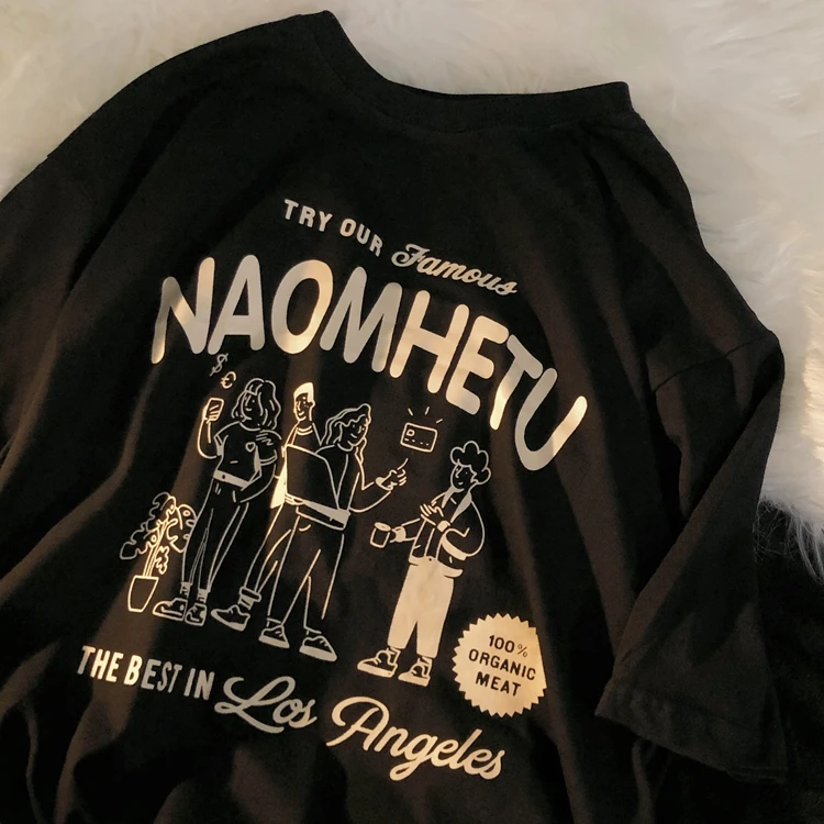 Oversized T-Shirt Leisure Cartoon Short Sleeved T -shirt Women Student Top Harajuku Y2k Graphic Kawaii Top
Oversized T-Shirt Leisure Cartoon Short Sleeved T -shirt Women Student Top Harajuku Y2k Graphic Kawaii Top