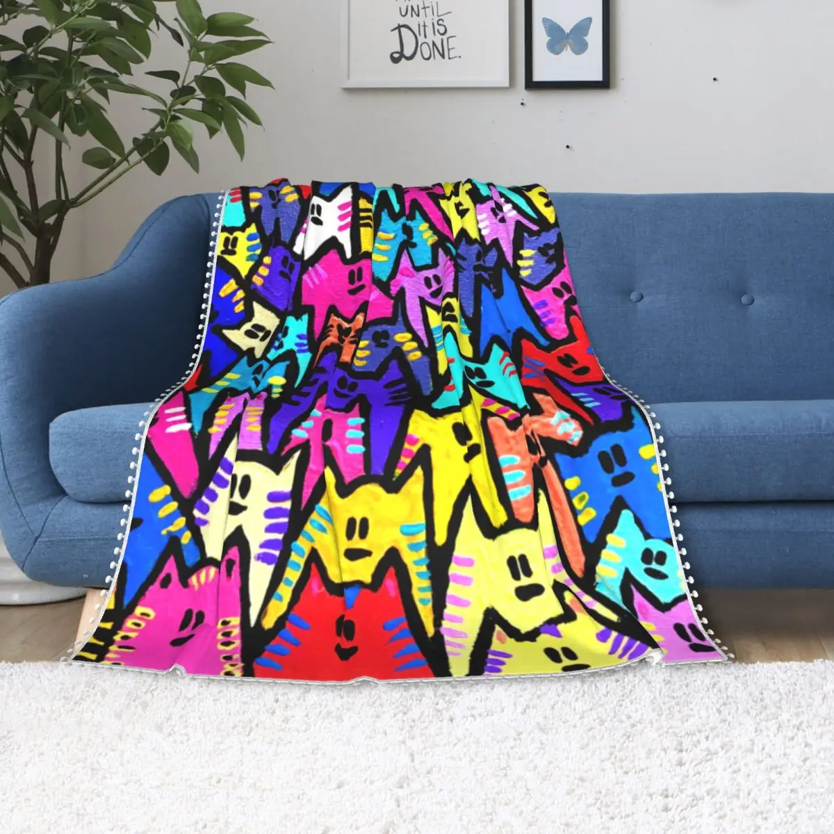 Забавное Флисовое одеяло с принтом кошек, поп-арт, мягкое модное красивое покрывало для сна
Забавное Флисовое одеяло с принтом кошек, поп-арт, мягкое модное красивое покрывало для сна