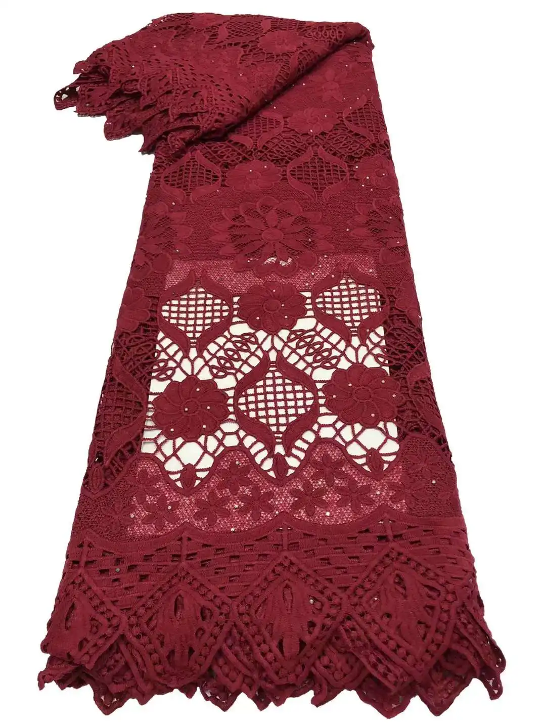 african cord lace mesh fabric 2022 high quality embroidered nigerian guipure laces water soluble fabric RFG1-24
african cord lace mesh fabric 2022 high quality embroidered nigerian guipure laces water soluble fabric RFG1-24