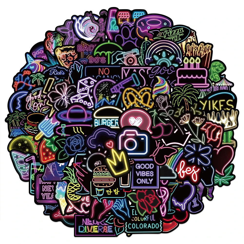 100pcs Removable Teens For Bike Neon Sticker Suitcase Water Bottle Gift Skateboard Kids Adults Laptop Cool Graffiti DIY Mini
100pcs Removable Teens For Bike Neon Sticker Suitcase Water Bottle Gift Skateboard Kids Adults Laptop Cool Graffiti DIY Mini