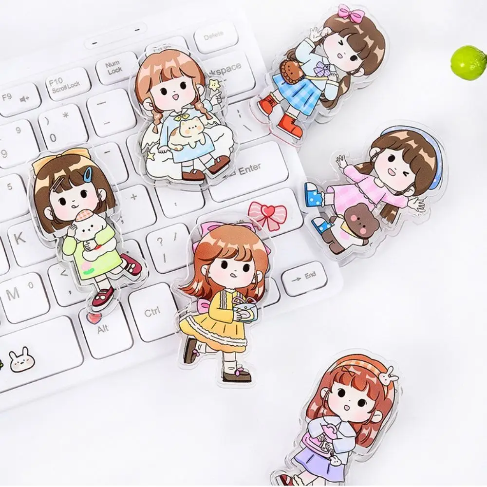 Girl Arcylic Simple Storage Book clip Small clip Hand Account Clip Ticket Holder Paper Folder
Girl Arcylic Simple Storage Book clip Small clip Hand Account Clip Ticket Holder Paper Folder