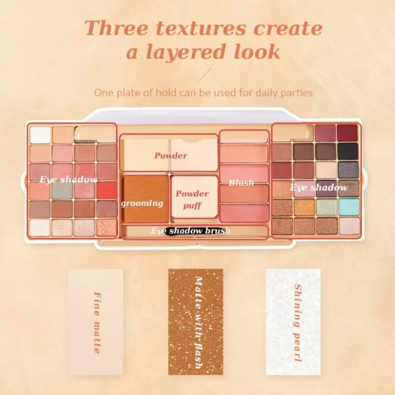NEW2023 48 Color Eyeshadow Palette Concealer Blush Set Shadows Glitter Highlighter Shimmer Make Up Pigment Matte Eye Shadow Cosm
NEW2023 48 Color Eyeshadow Palette Concealer Blush Set Shadows Glitter Highlighter Shimmer Make Up Pigment Matte Eye Shadow Cosm