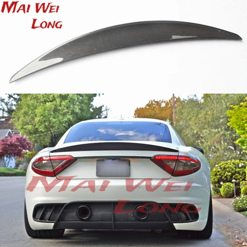 GTS GT MC Style Carbon Fiber Rear Trunk Spoiler Wing for Maserati GTS 2013-2015 GT 2006-2011 Auto Racing Car Styling Lip
GTS GT MC Style Carbon Fiber Rear Trunk Spoiler Wing for Maserati GTS 2013-2015 GT 2006-2011 Auto Racing Car Styling Lip