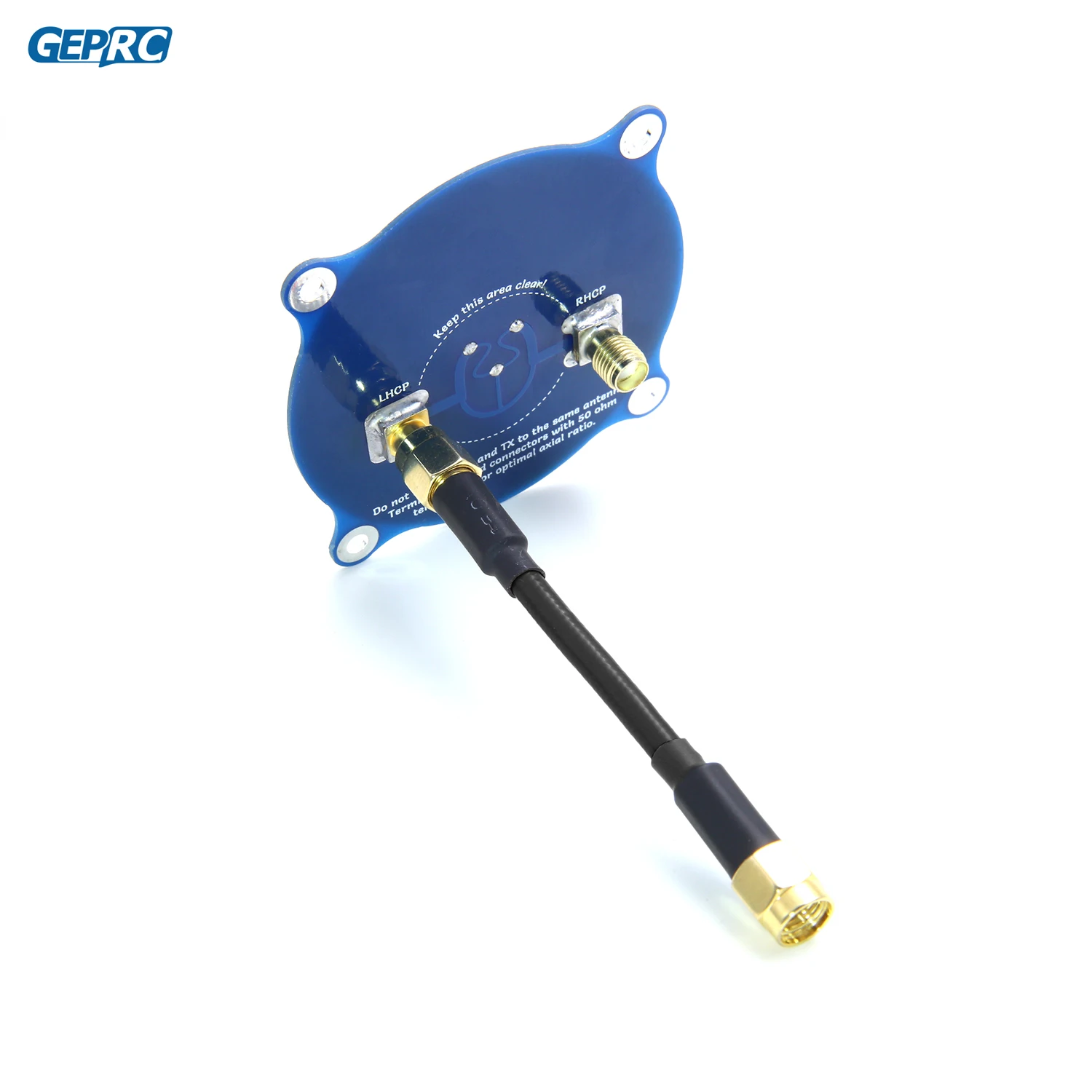 GEPRC Triple Feed пластырь-1 5 8G 9.4DBI круглая поляризованная FPV антенна совместимая с RHCP LHCP