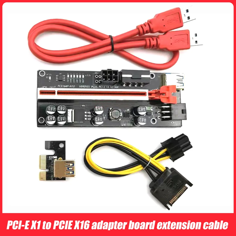 PCIE Riser 010 Graphics Module Extension Cable 16x Adapter Card 8 Capacitor With Shielding Slot Marquee PCI-E Riser Card
PCIE Riser 010 Graphics Module Extension Cable 16x Adapter Card 8 Capacitor With Shielding Slot Marquee PCI-E Riser Card