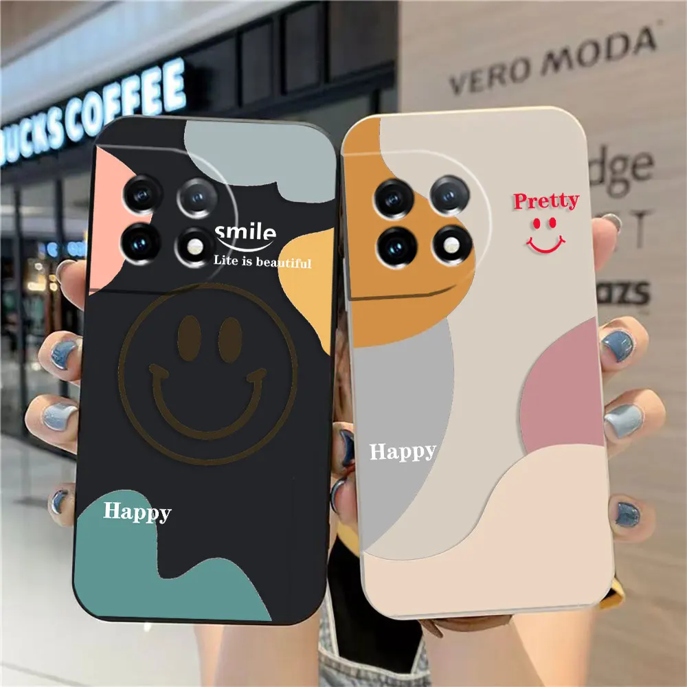 Case For Oneplus 11 10 9 9R 8 8T 7 7T ACE 2 2V NORD CE 2 Lite Pro Simple Liquid Silicone Case Happy Pretty Smiling Face
Case For Oneplus 11 10 9 9R 8 8T 7 7T ACE 2 2V NORD CE 2 Lite Pro Simple Liquid Silicone Case Happy Pretty Smiling Face
