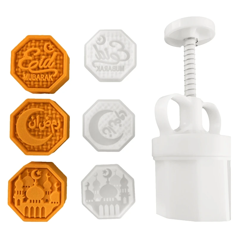 Thickness Adjustable Moon Cake Mold 50g Eid Mubarak Cookie Stamps Set Hand Press Cutter Green Bean Cake Pastry Mould
Thickness Adjustable Moon Cake Mold 50g Eid Mubarak Cookie Stamps Set Hand Press Cutter Green Bean Cake Pastry Mould