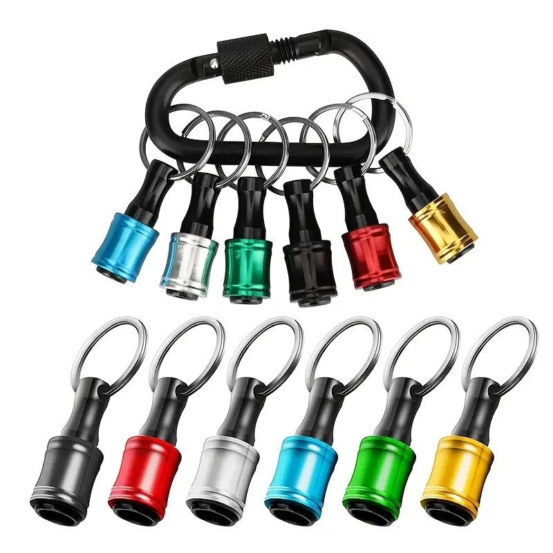 6piece color keychain connecting rod batch connecting rod mountaineering buckle set with 1/4 hexagonal shank drill extension rod
6piece color keychain connecting rod batch connecting rod mountaineering buckle set with 1/4 hexagonal shank drill extension rod