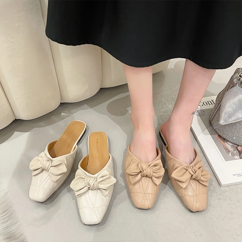 Shoes Woman 2022 Cover Toe Butterfly-Knot Slippers Casual Loafers Low Pantofle Luxury New Flat Basic Fabric Butterfly-knot Slide
Shoes Woman 2022 Cover Toe Butterfly-Knot Slippers Casual Loafers Low Pantofle Luxury New Flat Basic Fabric Butterfly-knot Slide