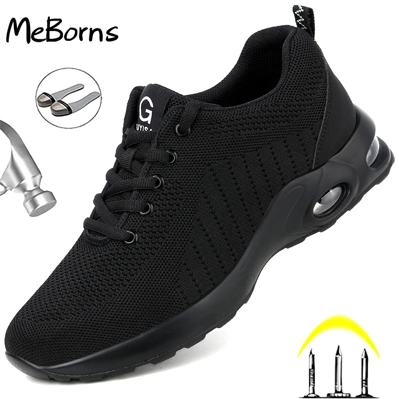 2022 Hot Safety Shoes Men Comfort Men Boots Indestructible Work Shoes Fashion Work Sneakers Male Security Boots Work Footwear
2022 Hot Safety Shoes Men Comfort Men Boots Indestructible Work Shoes Fashion Work Sneakers Male Security Boots Work Footwear