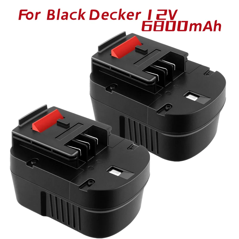 【Upgrade to 6800mAh】12V 6800Ah Batterie pour Black & Decker Batterie HPB12 FSB12 FS120B FS120BX A12 A1712
【Upgrade to 6800mAh】12V 6800Ah Batterie pour Black & Decker Batterie HPB12 FSB12 FS120B FS120BX A12 A1712