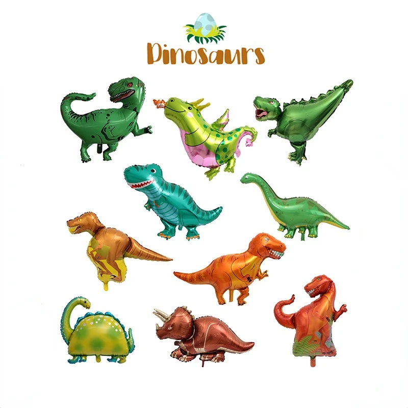 Cartoon Animal Tyrannosaurus Rex Dinosaur Balloon Children's Birthday Forest Party Set Scene Layout Aluminum Film Balloon
Cartoon Animal Tyrannosaurus Rex Dinosaur Balloon Children's Birthday Forest Party Set Scene Layout Aluminum Film Balloon