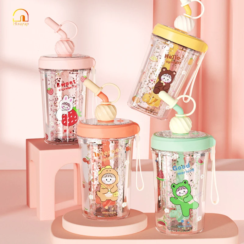 Houyup Cyclone Mixing Cup Creative Straw Plastic Cup Cute Girls and couples Portable Straw Large Capacity Water Cup
Houyup Cyclone Mixing Cup Creative Straw Plastic Cup Cute Girls and couples Portable Straw Large Capacity Water Cup