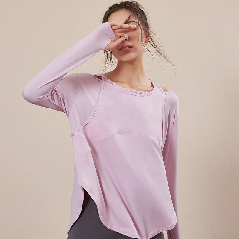 2022 S/W new loose slim yoga long-sleeved top fitness clothes women's plus size solid color casual sports yoga clothes women
2022 S/W new loose slim yoga long-sleeved top fitness clothes women's plus size solid color casual sports yoga clothes women