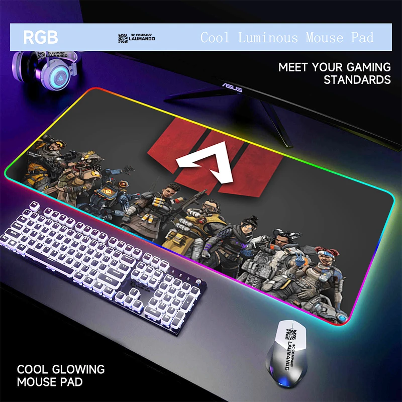 Gaming Mousepad Mause Pad Gamer Computer Mouse Apex Legends Large Rug Xxl Keyboard Mat Pc Carpet Anime Mats Accessories Rug RGB
Gaming Mousepad Mause Pad Gamer Computer Mouse Apex Legends Large Rug Xxl Keyboard Mat Pc Carpet Anime Mats Accessories Rug RGB