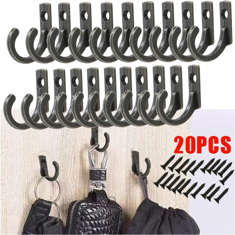 Wall Retro Mounted Towels Mini Hanger Hook for Single Alloy Hook Prong Zinc Keys Hats Cloth Coats Size Metal
Wall Retro Mounted Towels Mini Hanger Hook for Single Alloy Hook Prong Zinc Keys Hats Cloth Coats Size Metal