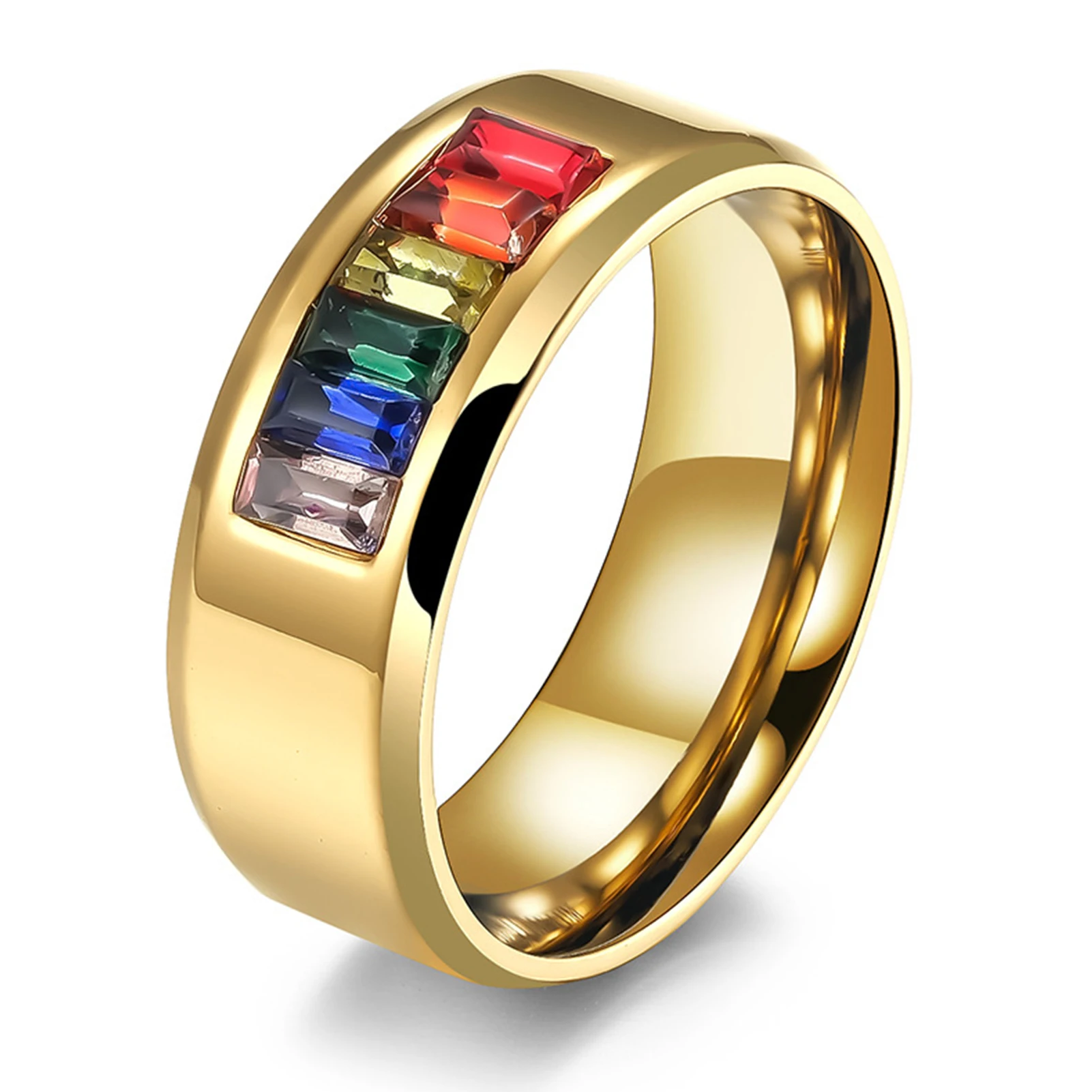 Titanium Steel Colorful Design Ring Anniversary Birthday Jewelry Gifts For Couple Women Men
Titanium Steel Colorful Design Ring Anniversary Birthday Jewelry Gifts For Couple Women Men