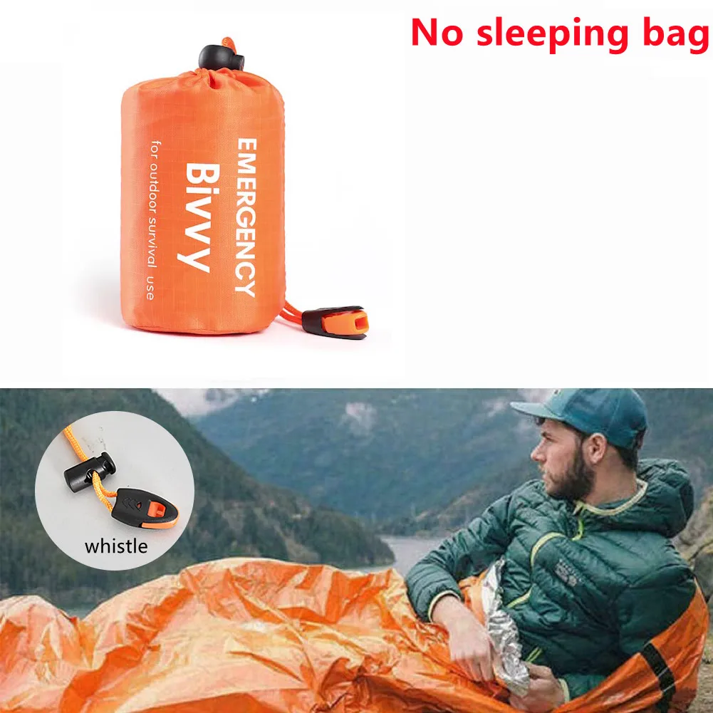 Outdoor Camping Emergency Sleeping Bag Body Thermal Practical Waterproof Camping Hiking Emergency Sack Survival Equipment
Outdoor Camping Emergency Sleeping Bag Body Thermal Practical Waterproof Camping Hiking Emergency Sack Survival Equipment