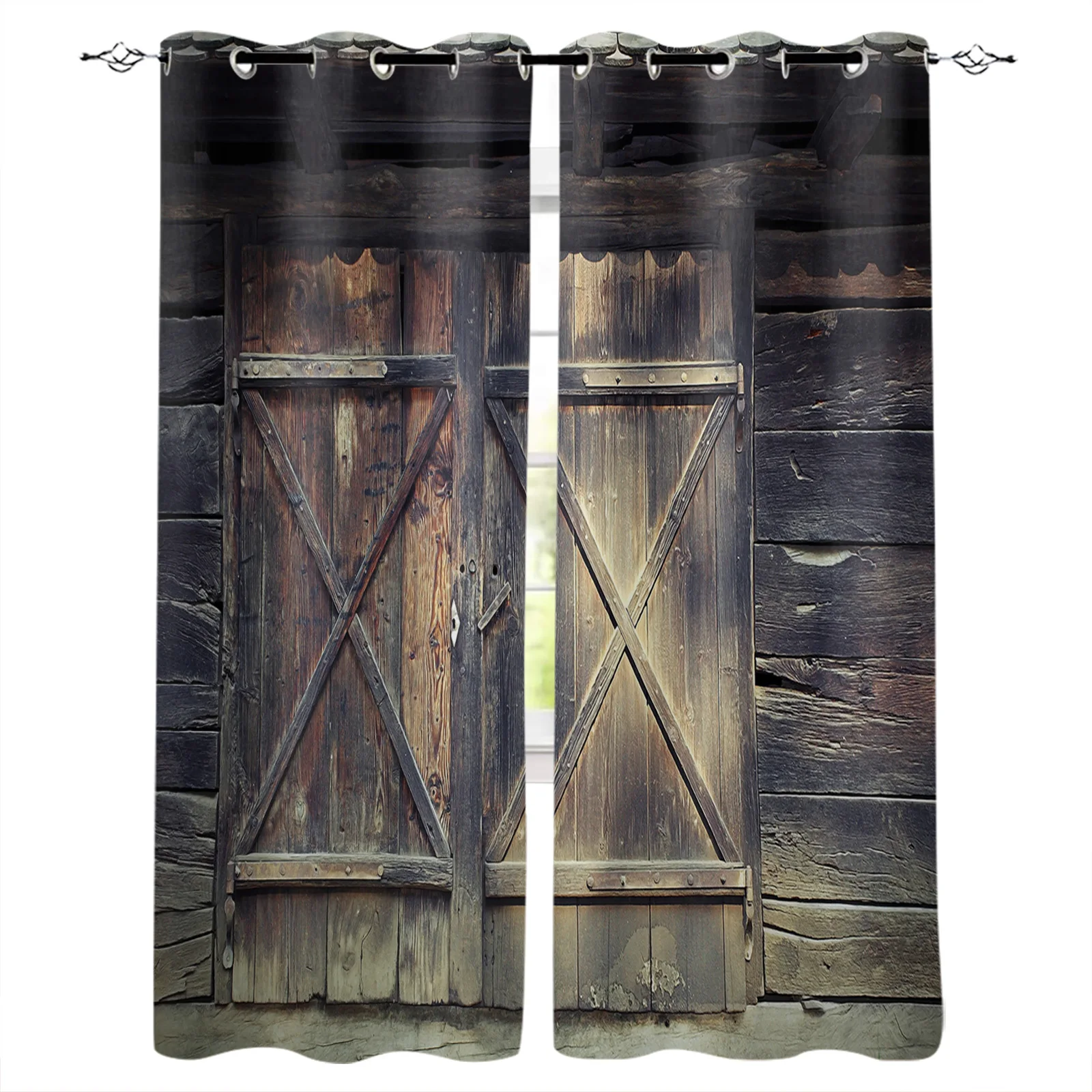 Ретро выцветающие старые деревянные двери затемняющие шторы оконные шторы для спальни гостиной декоративные оконные шторы 
Ретро выцветающие старые деревянные двери затемняющие шторы оконные шторы для спальни гостиной декоративные оконные шторы