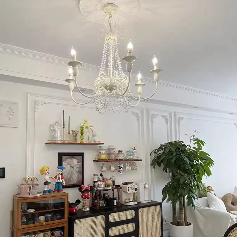 Nordic Crystal Chandelier Living Room Hanging Light Fixture Kitchen Island Pendant Lamps Decor Crystal Lamp White Ceiling Light
Nordic Crystal Chandelier Living Room Hanging Light Fixture Kitchen Island Pendant Lamps Decor Crystal Lamp White Ceiling Light