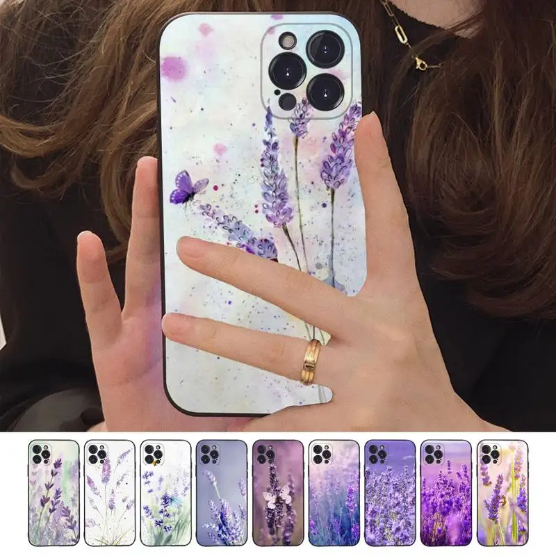 Lavender Phone Case For iPhone 14 11 12 13 Mini Pro XS Max Cover 6 7 8 Plus X XR SE 2020 Funda Shell
Lavender Phone Case For iPhone 14 11 12 13 Mini Pro XS Max Cover 6 7 8 Plus X XR SE 2020 Funda Shell