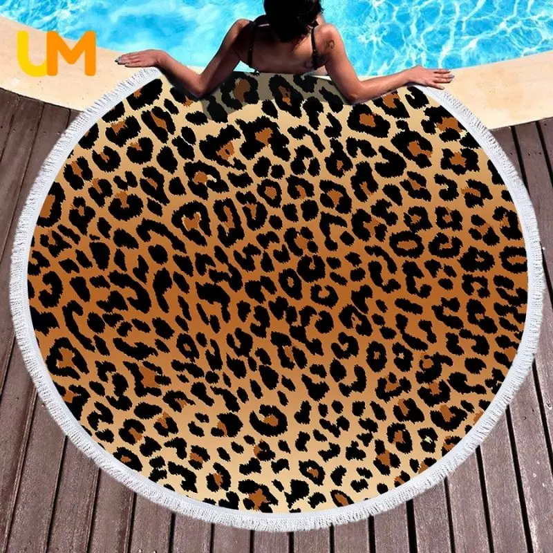 Pink Leopard Beach Blanket Towels Round Beach Towels Anti Sand Quick Dry Sunscreen Blanket For Beach Swimming Bath Towel 
Pink Leopard Beach Blanket Towels Round Beach Towels Anti Sand Quick Dry Sunscreen Blanket For Beach Swimming Bath Towel
