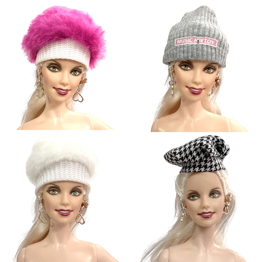 NK 4 Pcs/ Set Fashion Cap Headwear Modern Hat 1/6 Doll Hairwear Decoration Casual Accessories For Barbie Doll Girl' DIY Toys
NK 4 Pcs/ Set Fashion Cap Headwear Modern Hat 1/6 Doll Hairwear Decoration Casual Accessories For Barbie Doll Girl' DIY Toys