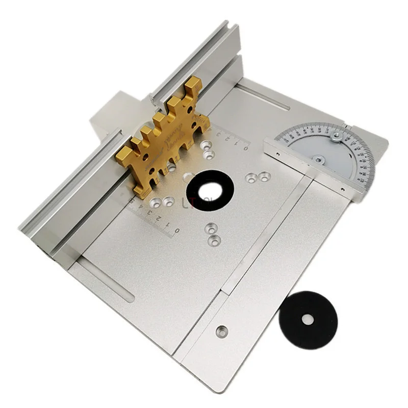 C8 Aluminum Router Table Insert Plate W/Miter Gauge for Woodworking Benches Table Saw Multifunctional Trimmer Engraving Machine
C8 Aluminum Router Table Insert Plate W/Miter Gauge for Woodworking Benches Table Saw Multifunctional Trimmer Engraving Machine