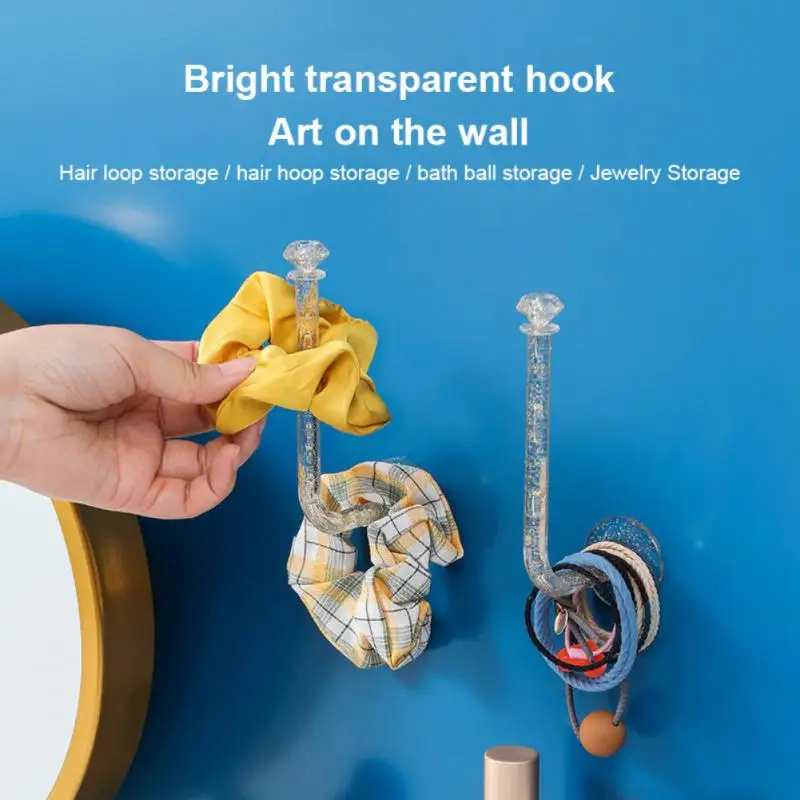 Jewelry Hair Hoop Storage Adhesive Multi-use Waterproof Transparent Crystal Bathroom Wall Surface Object Hanger Free Punch Hook
Jewelry Hair Hoop Storage Adhesive Multi-use Waterproof Transparent Crystal Bathroom Wall Surface Object Hanger Free Punch Hook