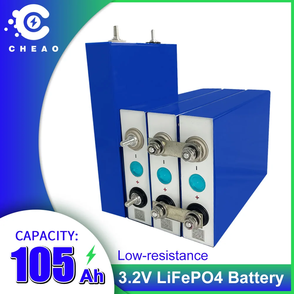 3,2 В Lifepo4 батарея Ач 8 шт. DIY перезаряжаемые батареи класса А Lifepo4 105 Ач для RV солнечной системы хранения без налога ЕС США
3,2 В Lifepo4 батарея Ач 8 шт. DIY перезаряжаемые батареи класса А Lifepo4 105 Ач для RV солнечной системы хранения без налога ЕС США