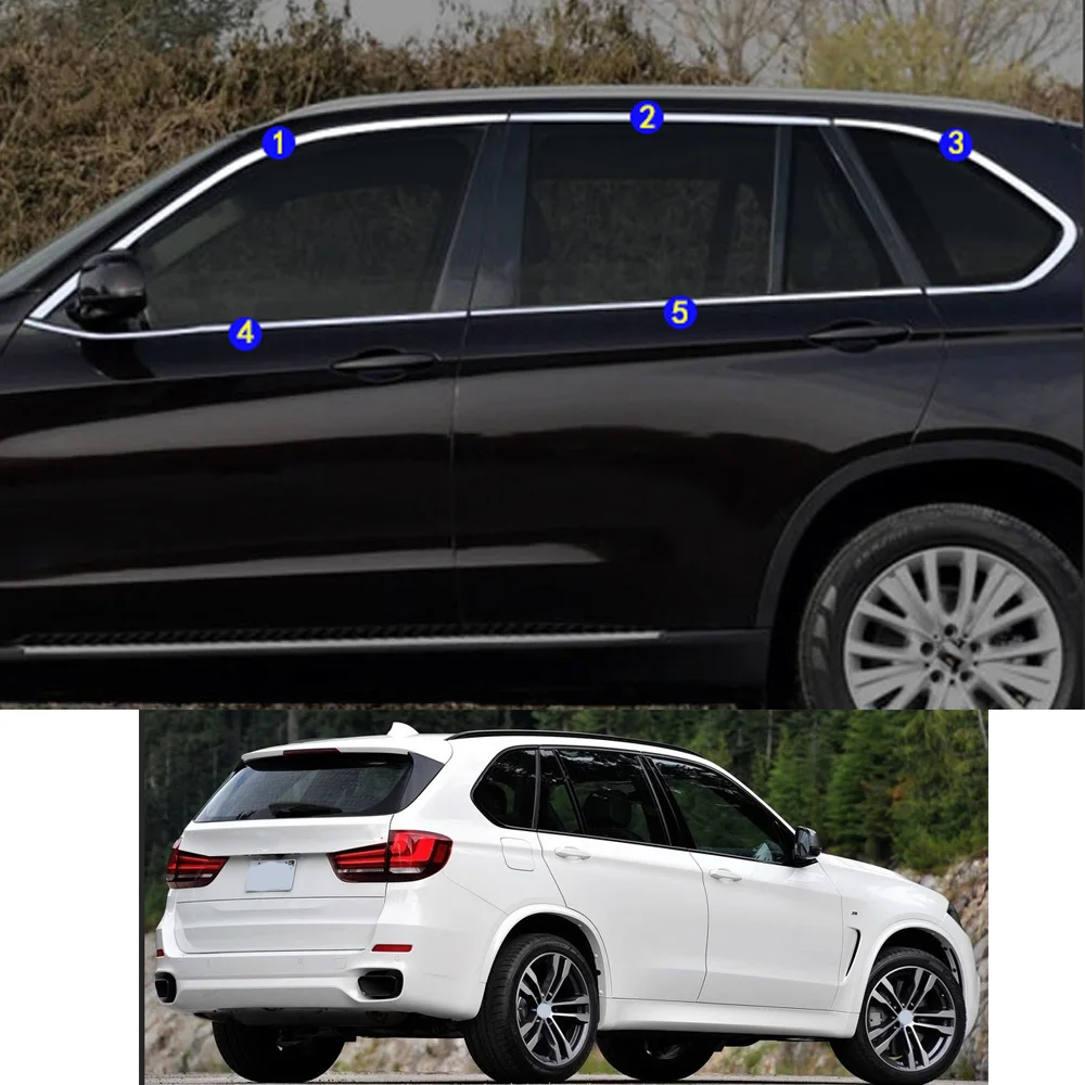 For BMW X5 xDrive 28i 35i 50i 30d 2014 2015 2016 2017 Car Sticker Garnish Pillar Window Middle Strip Trim Frame Hoods
For BMW X5 xDrive 28i 35i 50i 30d 2014 2015 2016 2017 Car Sticker Garnish Pillar Window Middle Strip Trim Frame Hoods