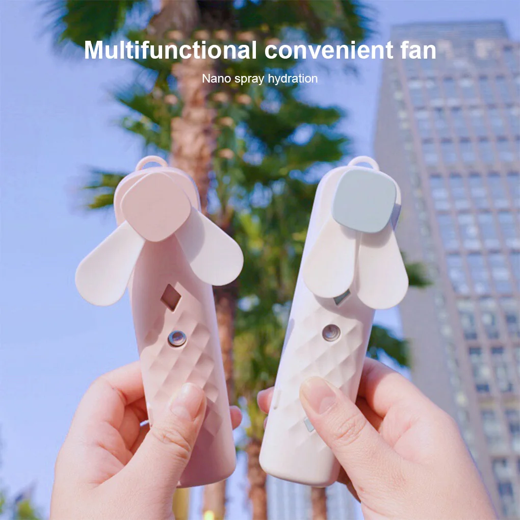 USB Mini Fan Portable Handheld Electric Mist Humidifier Fan Rechargeable Quiet Pocket Cooling Hand ventilador Office Outdoor
USB Mini Fan Portable Handheld Electric Mist Humidifier Fan Rechargeable Quiet Pocket Cooling Hand ventilador Office Outdoor