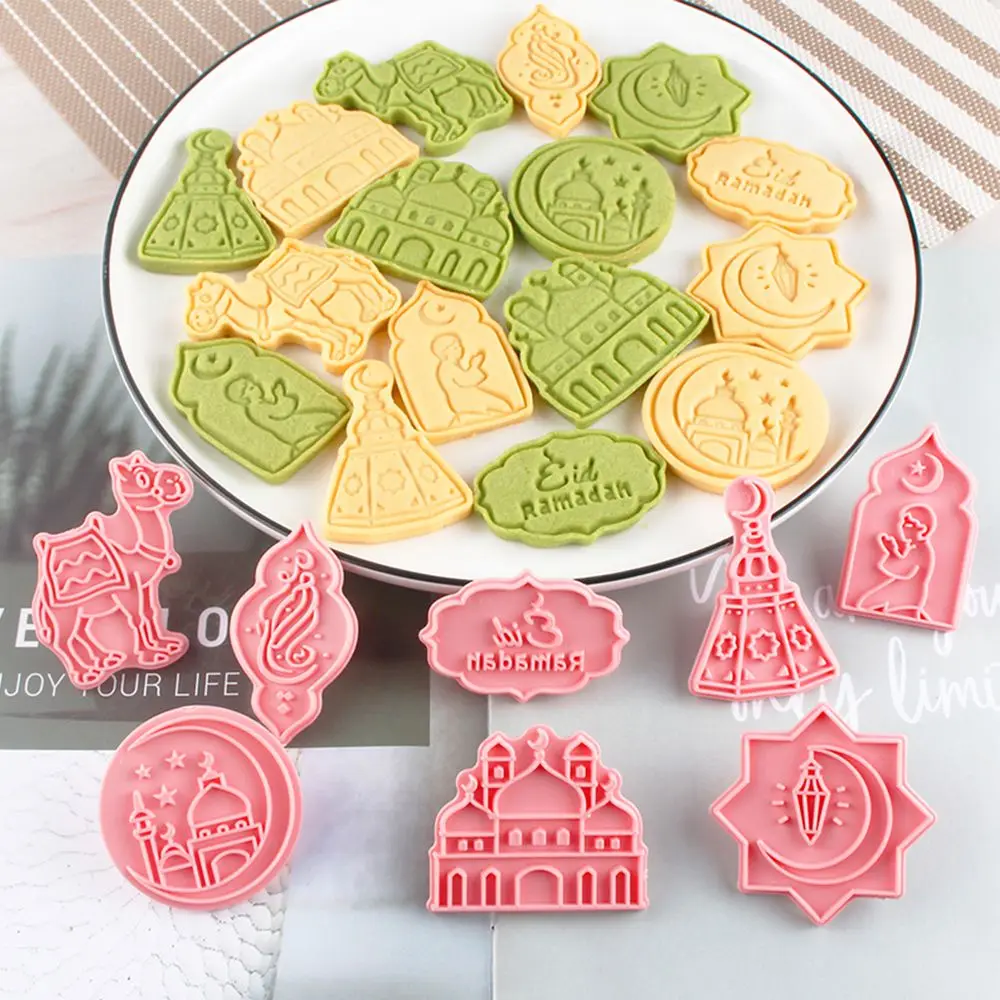8pcs/set Home Decoration Muslim Ramadan Kareem DIY Cake Baking Tools Biscuit Embossed Cutter EID MUBARAK Biscuit Mold
8pcs/set Home Decoration Muslim Ramadan Kareem DIY Cake Baking Tools Biscuit Embossed Cutter EID MUBARAK Biscuit Mold