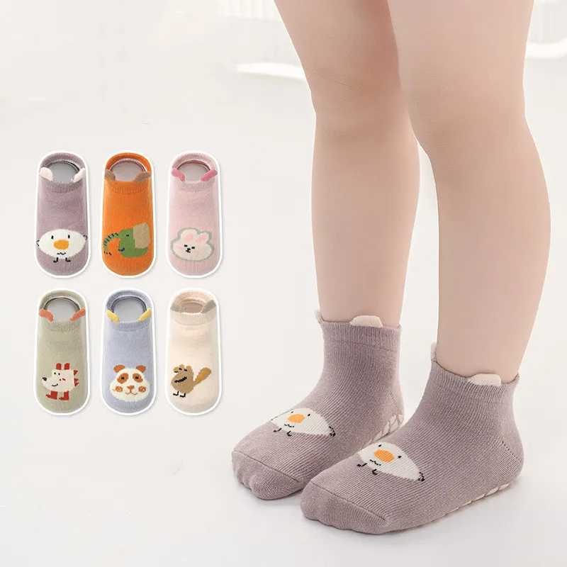 1 Pair Baby Sock Cute Cartoon Animal Ankle Short Sock for Toddler Boy Girl Spring Autumn Non-slip Floor Sock for 0-5 Year Kids
1 Pair Baby Sock Cute Cartoon Animal Ankle Short Sock for Toddler Boy Girl Spring Autumn Non-slip Floor Sock for 0-5 Year Kids