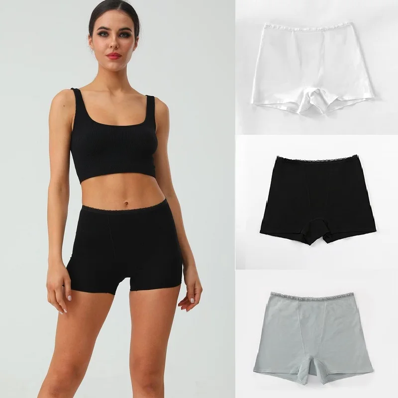 3Pcs Womens 40Yarn Cotton Safety Short Pants Comfortable Breathable Plus Size High Waisted Trunks Soft Lingerie Wholesale Lots
3Pcs Womens 40Yarn Cotton Safety Short Pants Comfortable Breathable Plus Size High Waisted Trunks Soft Lingerie Wholesale Lots