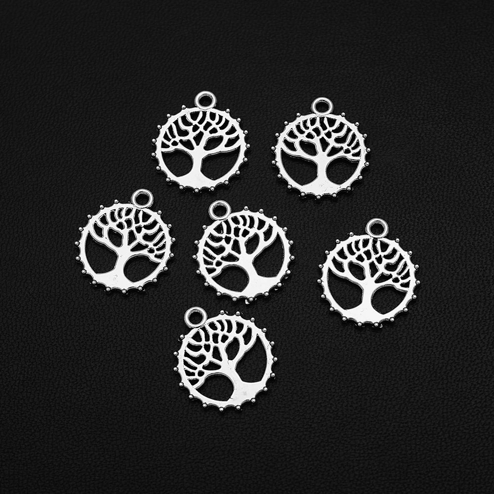20pcs/Lots 16x18mm Antique Silver Plated Tree of Life Charm Plant Pendants For Diy Necklaces Jewelry Making Supplies Accessories
20pcs/Lots 16x18mm Antique Silver Plated Tree of Life Charm Plant Pendants For Diy Necklaces Jewelry Making Supplies Accessories
