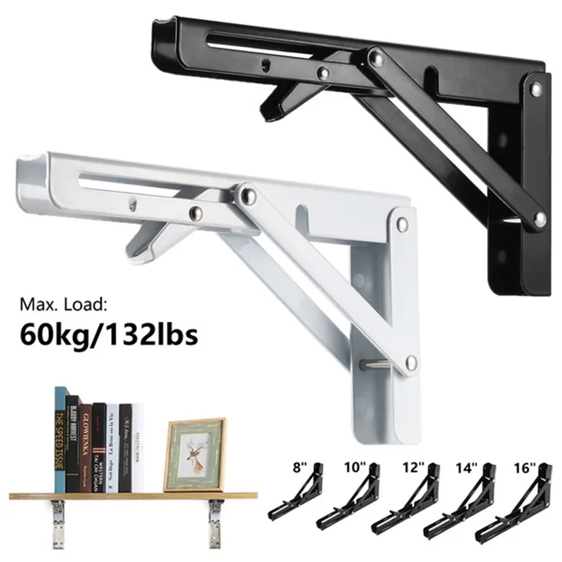 1pc Folding Bracket for Shelf Table Desk Wall Mounted Support Collapsible Long Release Arm Space Saving Stainless Steel
1pc Folding Bracket for Shelf Table Desk Wall Mounted Support Collapsible Long Release Arm Space Saving Stainless Steel