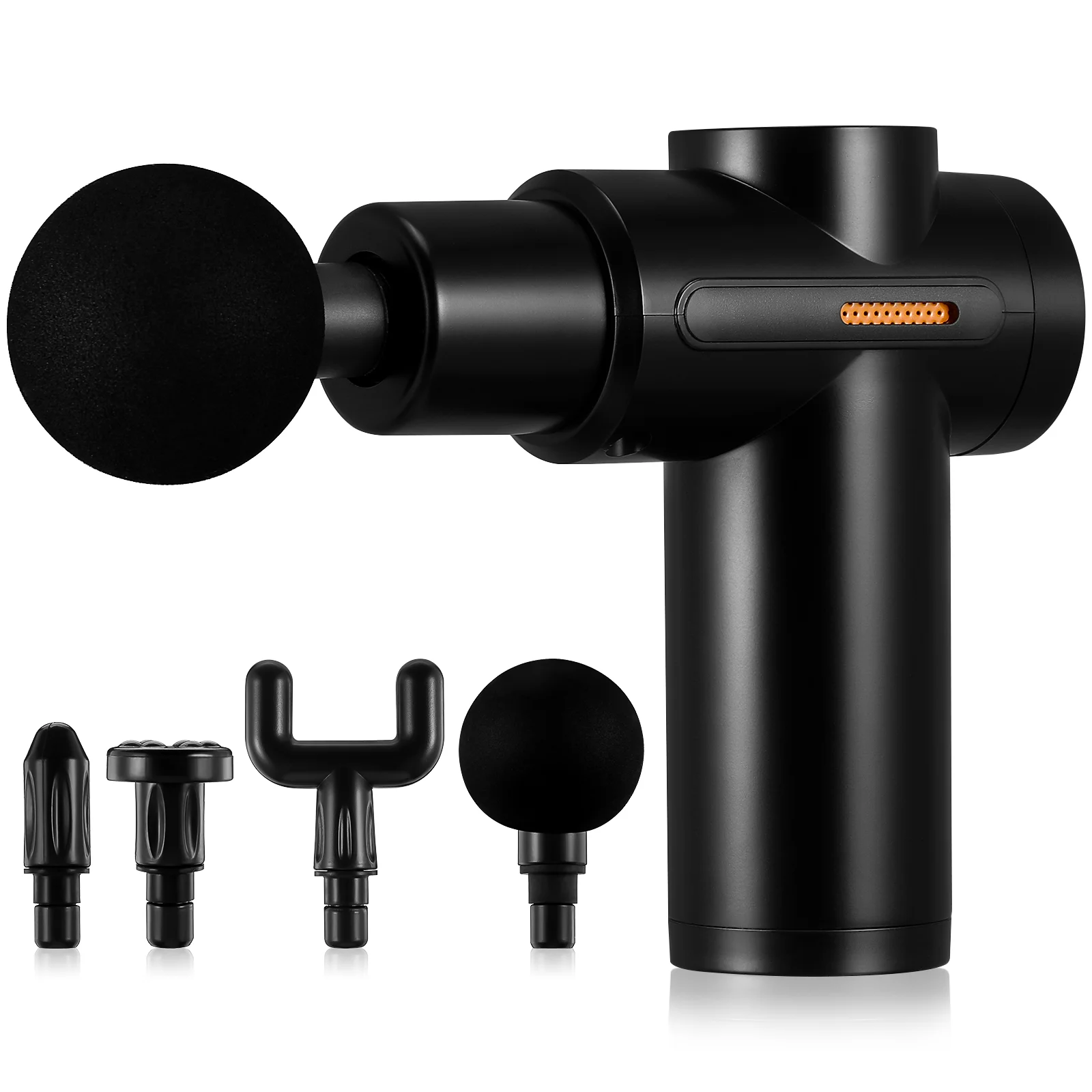USB Mini Massager Portable Percussion Muscle Relaxation Deep Tissue Massager with 4 Massage Heads
USB Mini Massager Portable Percussion Muscle Relaxation Deep Tissue Massager with 4 Massage Heads