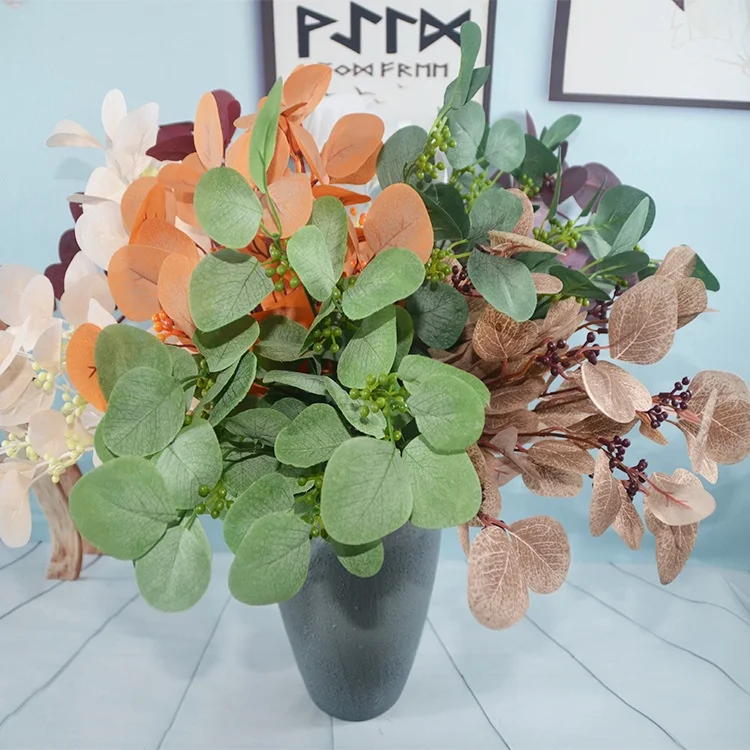 Artifial Eucalyptus Leaf Apple Leaf Eucalyptus Leaf Bunsh Wedding Office Home Garden Decor
Artifial Eucalyptus Leaf Apple Leaf Eucalyptus Leaf Bunsh Wedding Office Home Garden Decor