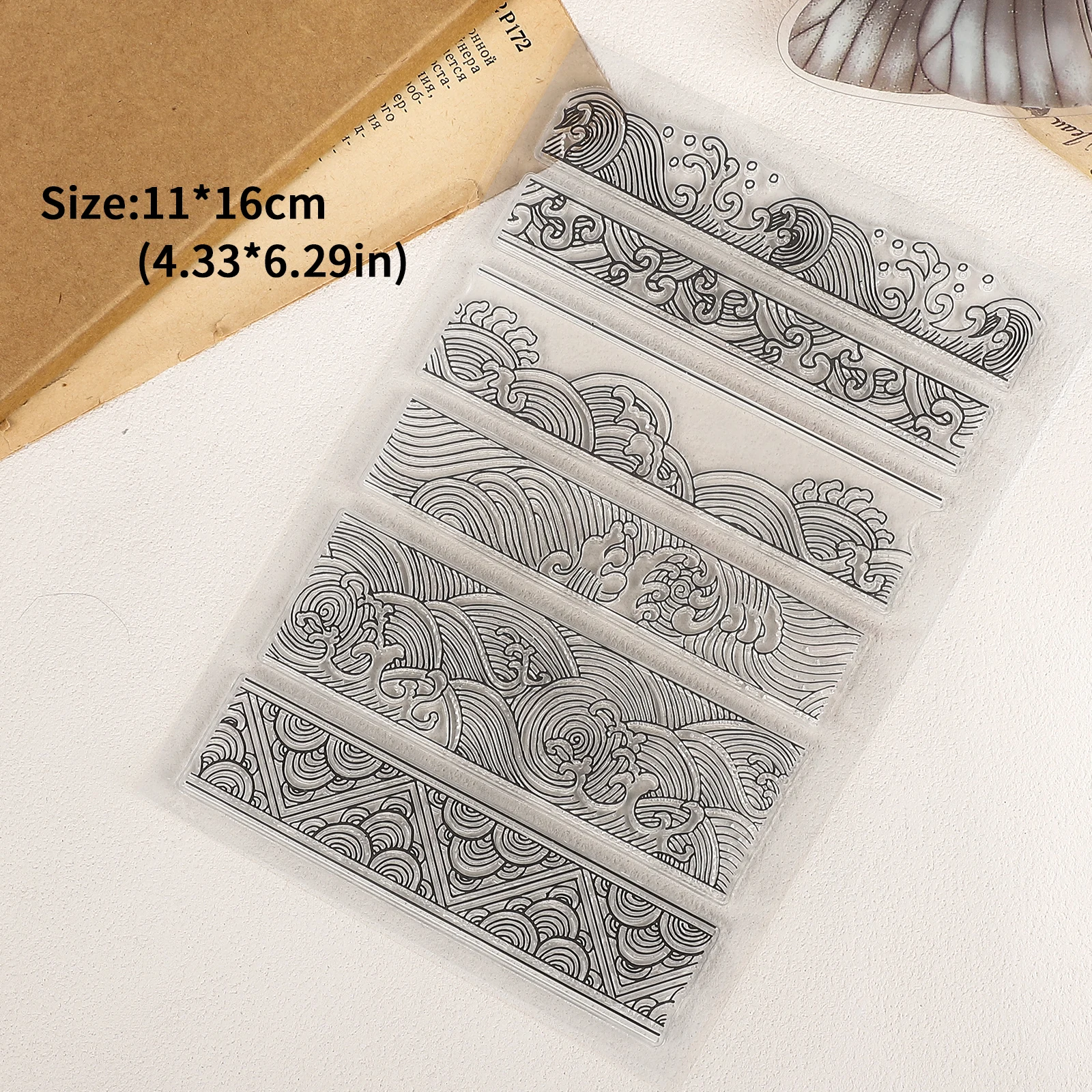 Силиконовый штамп "Винтажный волнистый кружевной узор" YZ-TMGJLS-01
Силиконовый штамп "Винтажный волнистый кружевной узор" YZ-TMGJLS-01