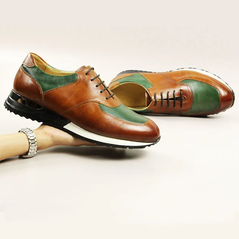 Men's New Trendy Round Toe Shoes EVA Bottom Fashion Oxford Shoes Sports Style Stitching Three-color Series Heightening Artifact
Men's New Trendy Round Toe Shoes EVA Bottom Fashion Oxford Shoes Sports Style Stitching Three-color Series Heightening Artifact