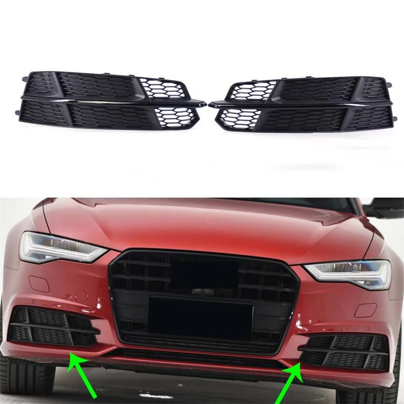 Car Chrome Front Fog Light Cover Fit For AUDI A6 C7 S Line 2015-2018 4G0807681AN 4G0807682AN
Car Chrome Front Fog Light Cover Fit For AUDI A6 C7 S Line 2015-2018 4G0807681AN 4G0807682AN